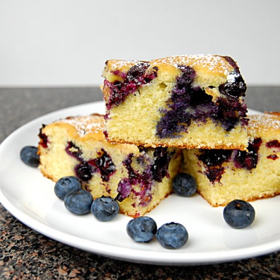 Blueberry Butter Cake