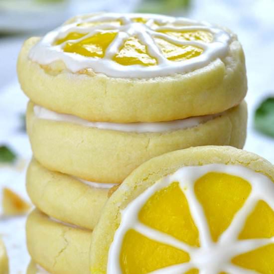 Lemon Shortbread Cookies