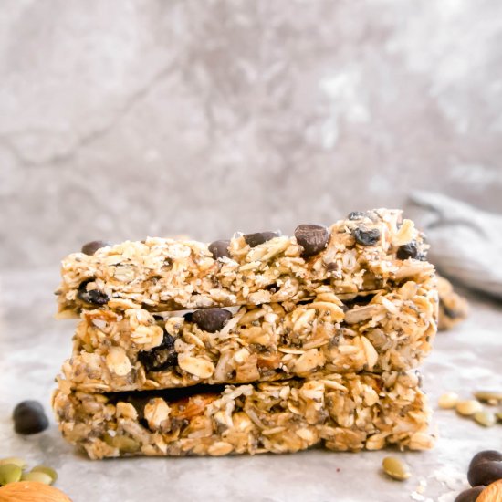 Cherry Chocolate Oat Granola Bars