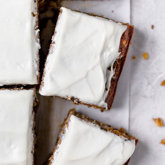 Banana Zucchini Cake Cream Cheese