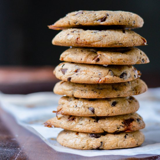 Coffee Toffee Chocolate Chip Cookie