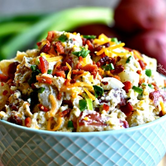 Loaded Bacon Ranch Potato Salad