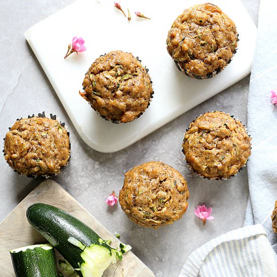 Gluten-Free Pumpkin Zucchini Muffin