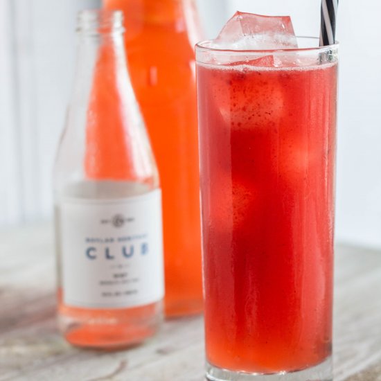 Ginger Strawberry Lemonade