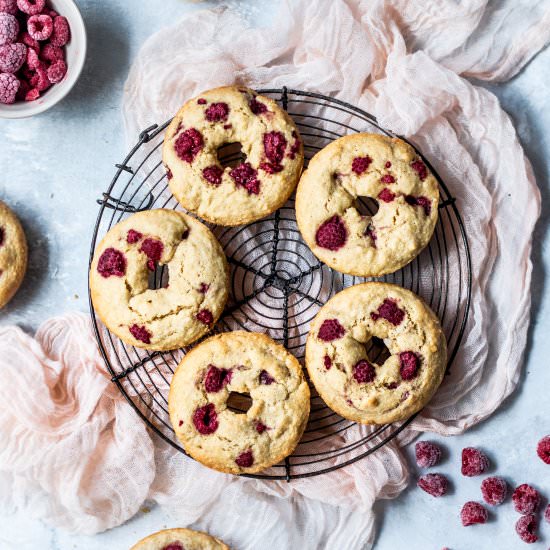 Gluten Free Raspberry Donuts