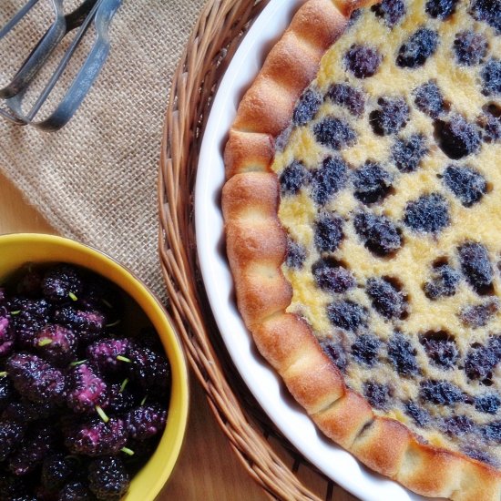 Mulberry Clafoutis