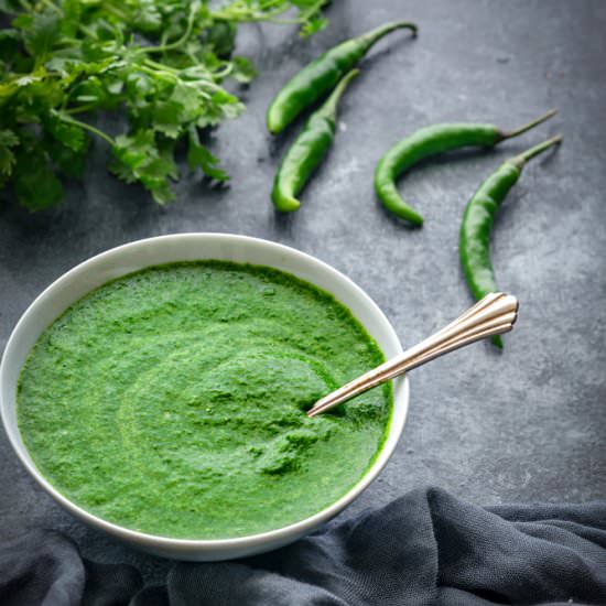 Green Chutney for Chaat Recipes