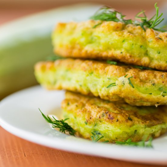 Low FODMAP Zucchini Fritters