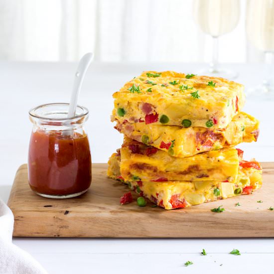 Cheesy Potato Frittata