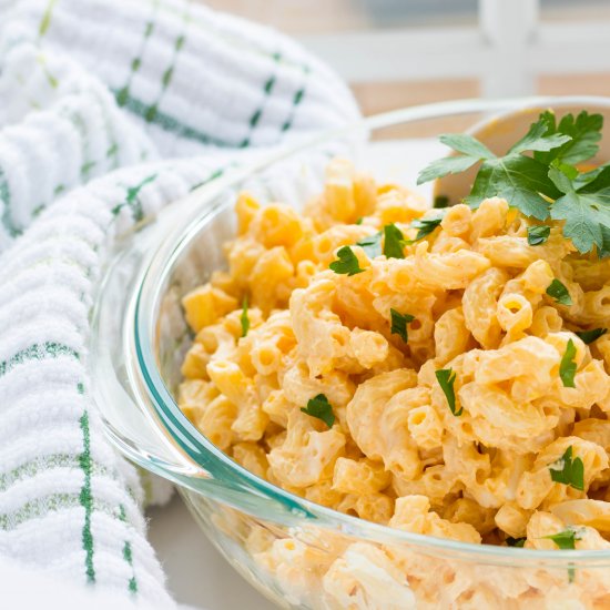 Deviled Egg Macaroni Salad