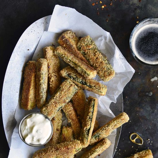 Low-Carb Keto Crispy Baked Zucchini