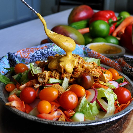 Indian Chicken Mango Salad