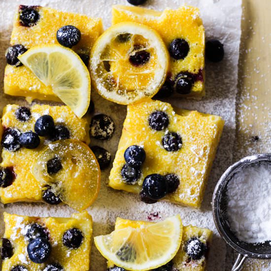 Blueberry Lemon Bars