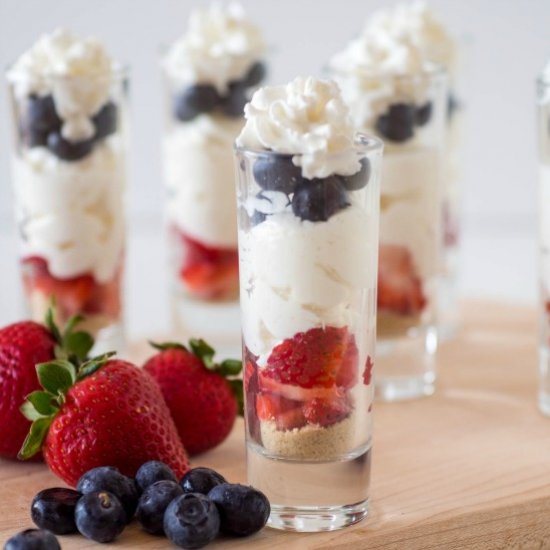 No Bake Cheesecake Parfaits