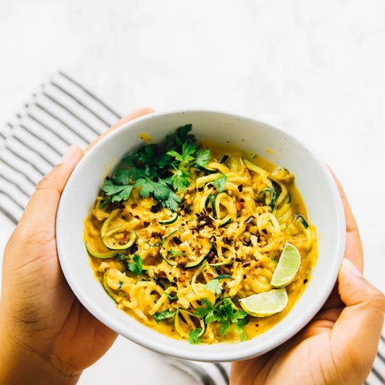 Curried Satay Veggie Bowls