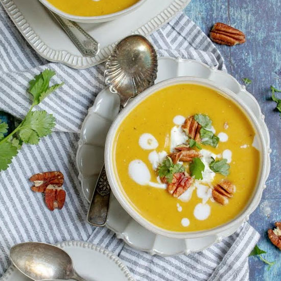 Roasted Curried Squash Soup