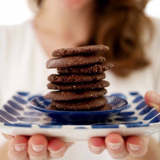 Chocolate Almond Biscuits