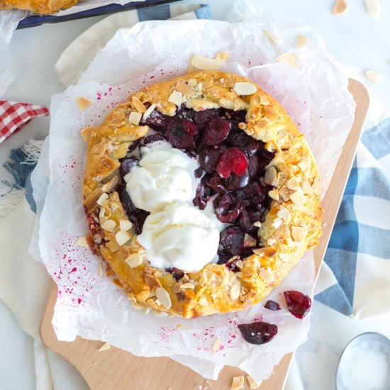 Cherry Almond Galettes