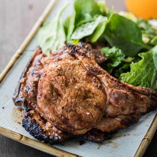 Asian Chili Garlic Pork Chops