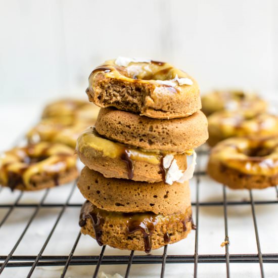 Toasted Coconut Baked Donuts