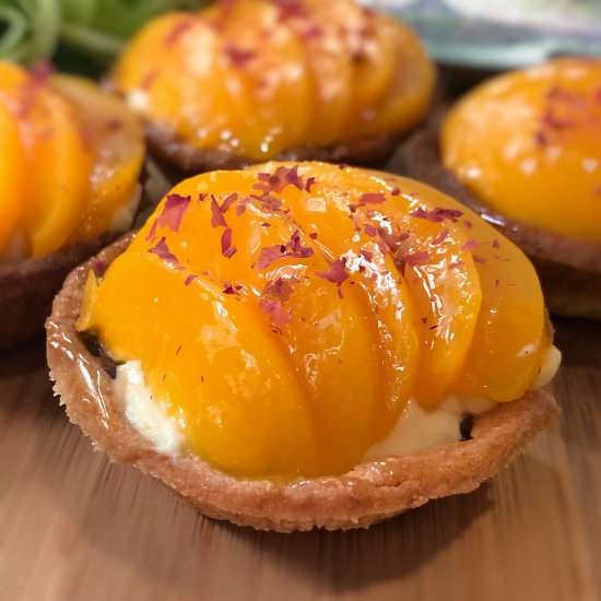 Peach Custard Tart