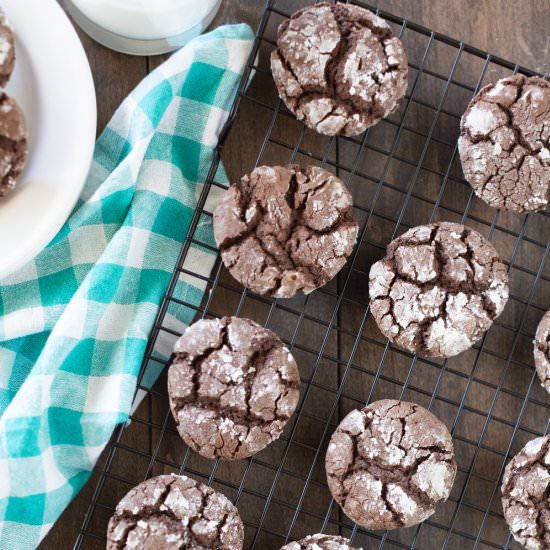 Chocolate Crinkle Cookies