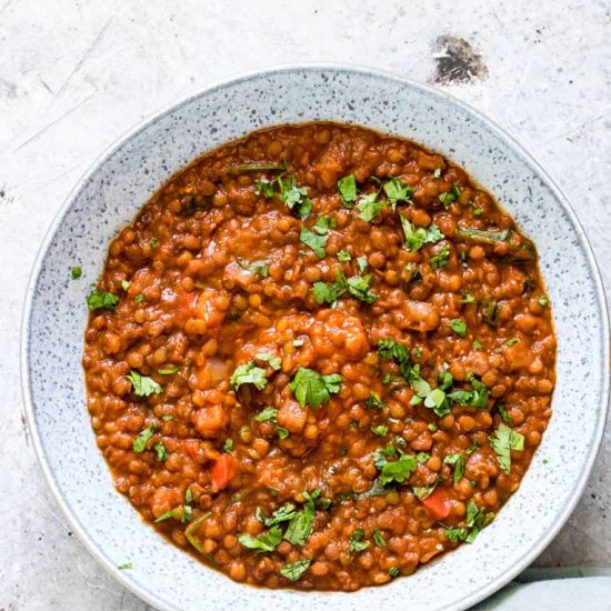 Instant Pot Lentil Soup