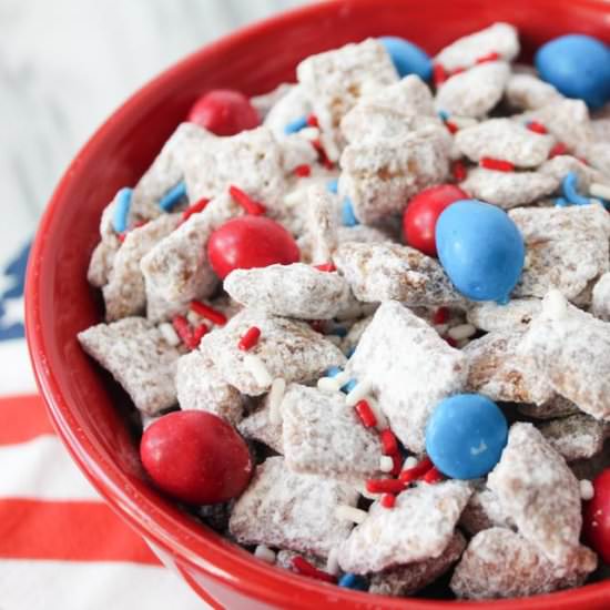 Patriotic Puppy Chow