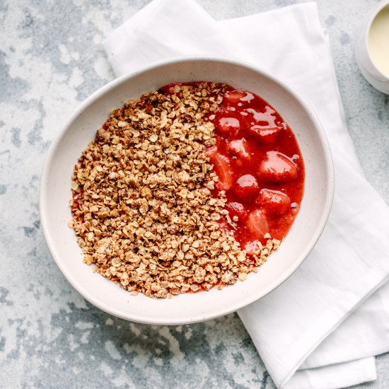 Easy Stove Top Crumble