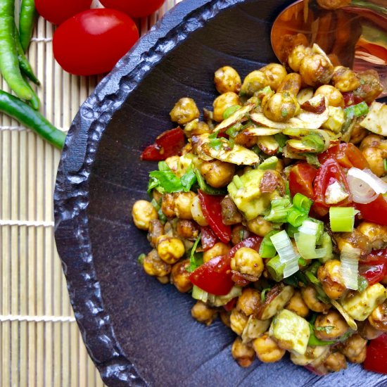 Chickpea Avocado Bhel Puri