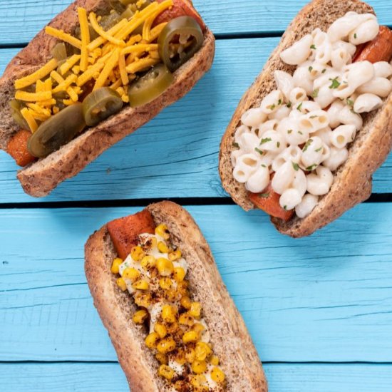 Ballpark Carrot Dogs, Three Ways