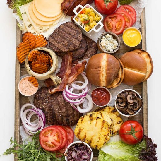 Gourmet Burger Board