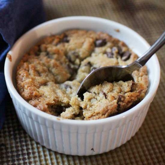 Deep Dish Chocolate Chip Cookie