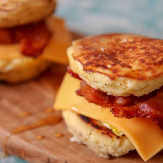 Keto Mcgriddle Sandwich