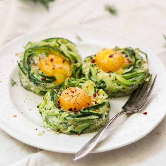 Perfect Zucchini Egg Nests