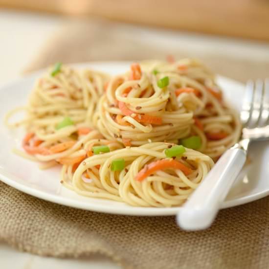 Cold Sesame Noodle Salad