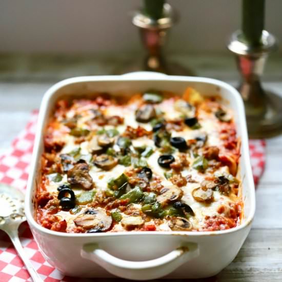 Supreme Pizza Casserole