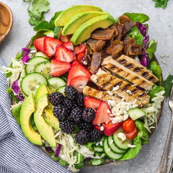 Summer Berry Grilled Chicken Salad