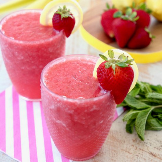 Lemon Berry White Wine Slushies