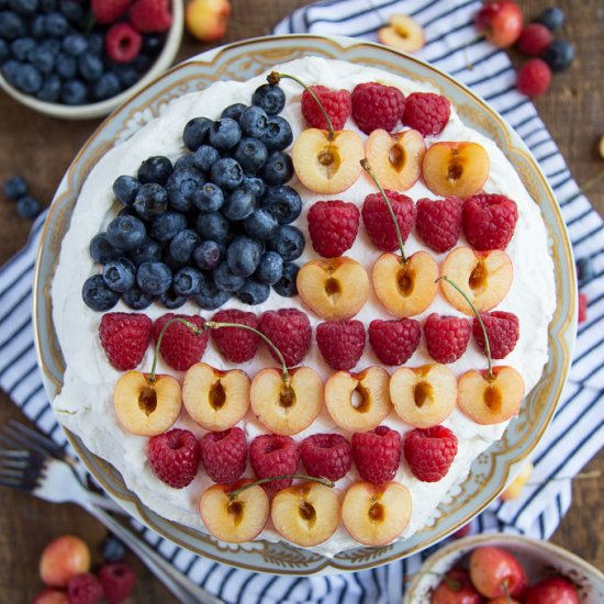 Patriotic Pavlova