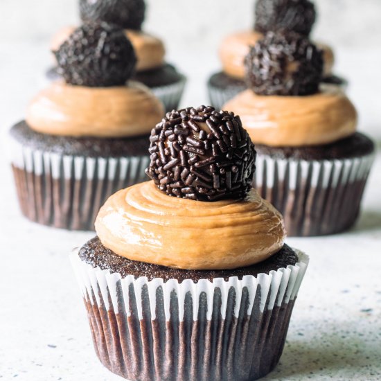 Death by Brigadeiro Cupcakes