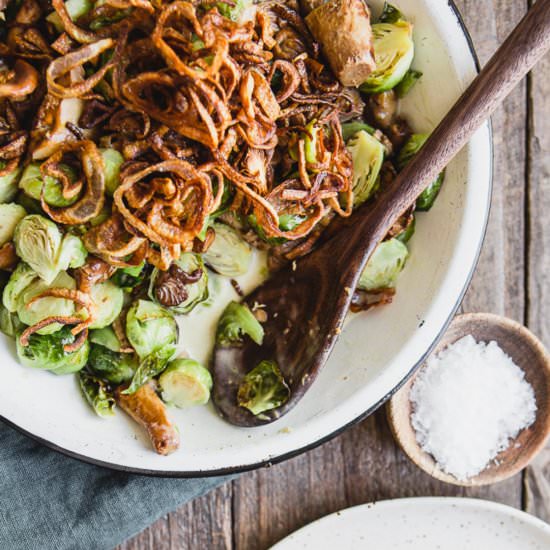 Creamy Brussels Sprouts