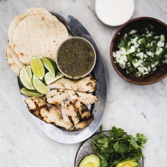 Grilled Tilapia Tacos