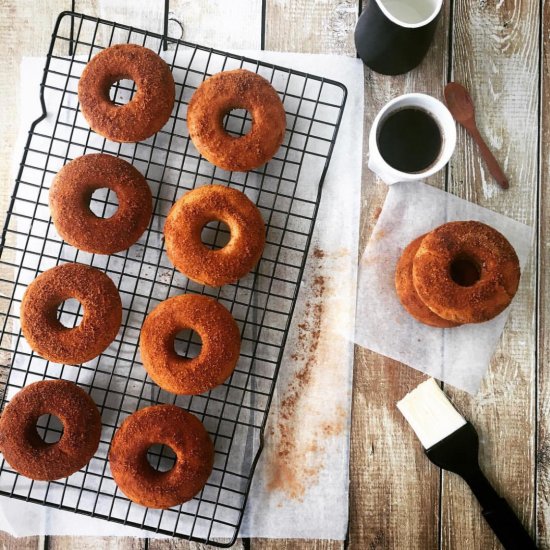 Baked Cinnamon Donuts