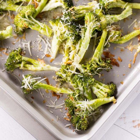 Parmesan roasted broccoli