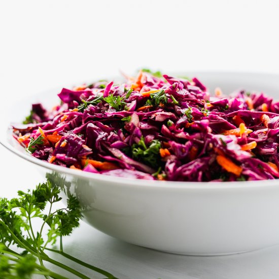 Summer Red Cabbage Salad