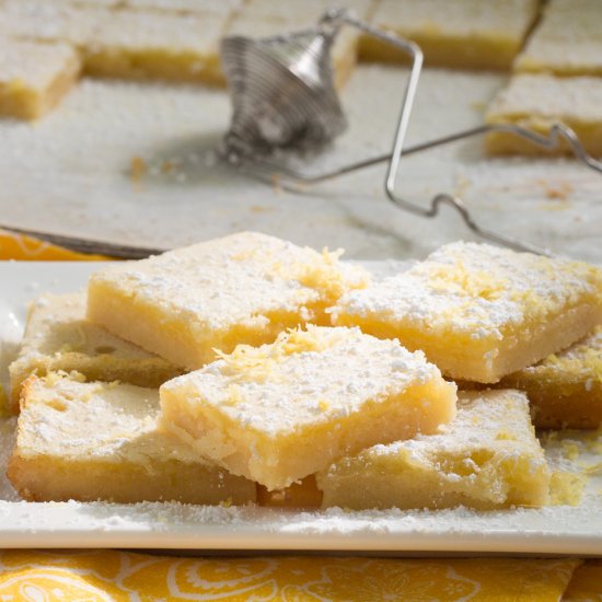 Lemon Bars with Shortbread Crust