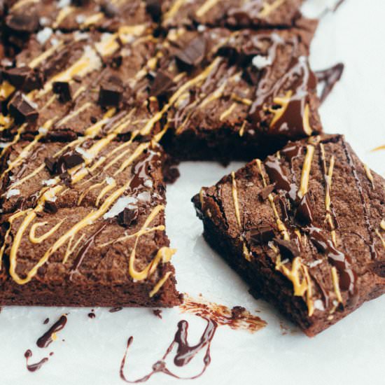 Dark Chocolate Spelt Brownies