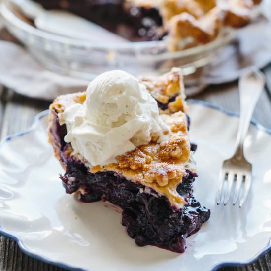 Grandma’s Blueberry Pie