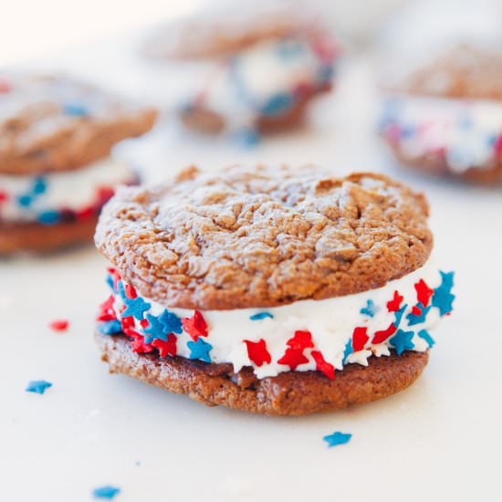 Cookie Ice Cream Sandwiches